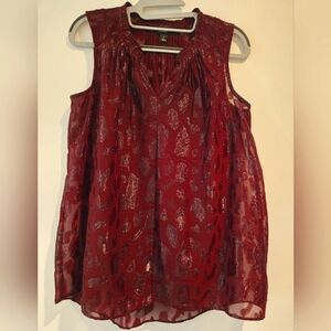 Elegant Wine Top BY Vera Wang